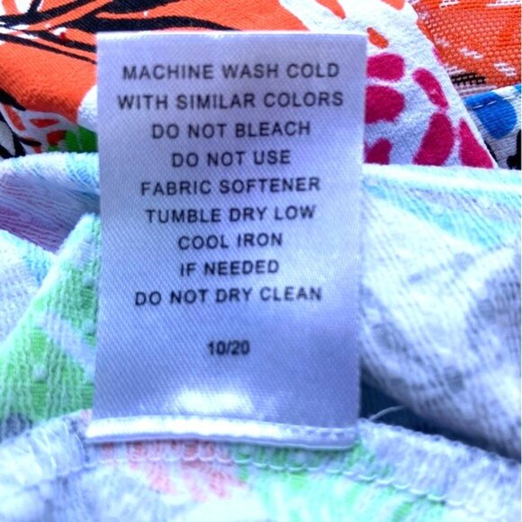 IBKUL Garden Print Bright Colorful Floral  Long Sleeve Shirt Womens Medium - Picture 10 of 11